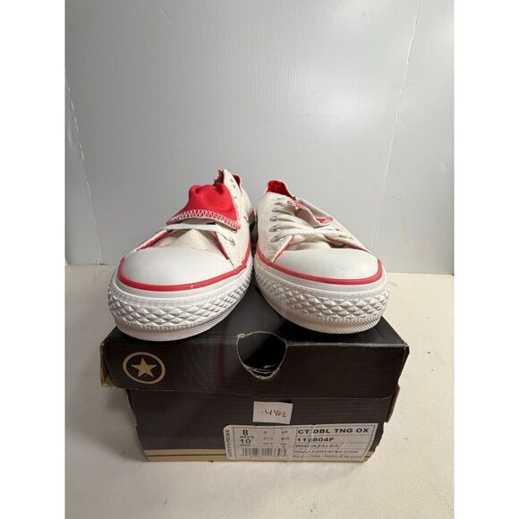 .4422 Converse All Star White/Azalea-US 10 Womens - Picture 2 of 5